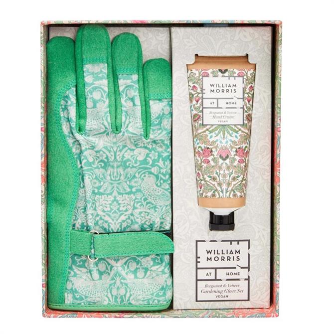 Heathcote & Ivory William Morris Golden Lily Gardening Glove Set